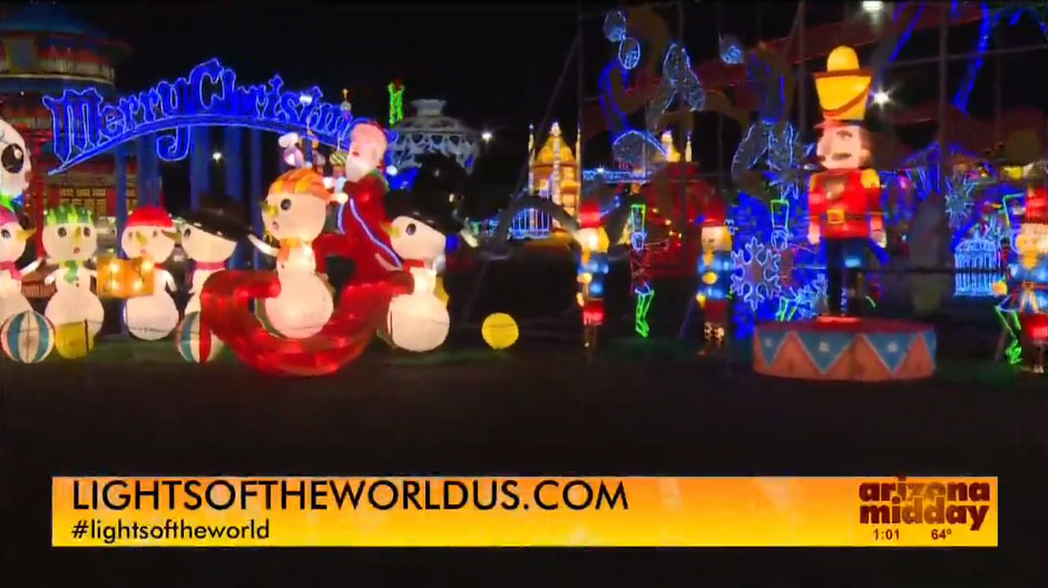 Take the family to see Lights of The World this holiday season!